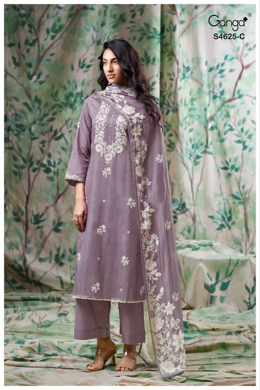 KYNNA 4625 Series By Ganga Fashion Beautiful Festive Suits Stylish Colorful Fancy Casual Wear & Ethnic Wear PREMIUM COTTON Print Dresses At Wholesale Price